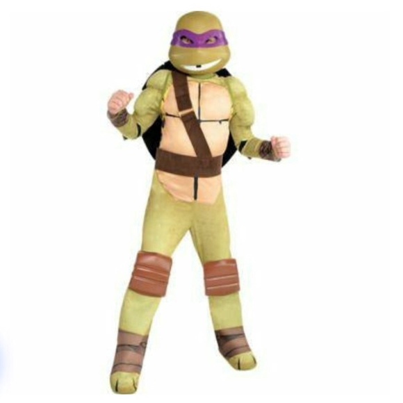 Teenage Mutant Ninja Turtles Donatello Boys 8-Piece Costume Lg 12-14 ( Halloween - Picture 2 of 6